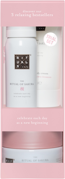 Rituals The Ritual of Sakura Trial Set = Shower 50 ml + Scrub 125