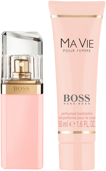 ml kaufen + ml Femme 50 Body - Boss Set Nat. Vie Pour Ma Perfumed Boss Spray E.d.P. = Lotion online Hugo 30